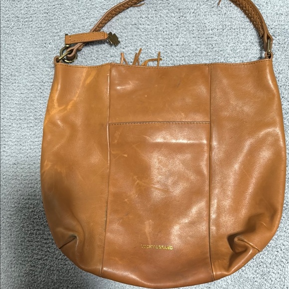 Tan Leather Shoulder Bag lucky brand - Picture 3 of 6